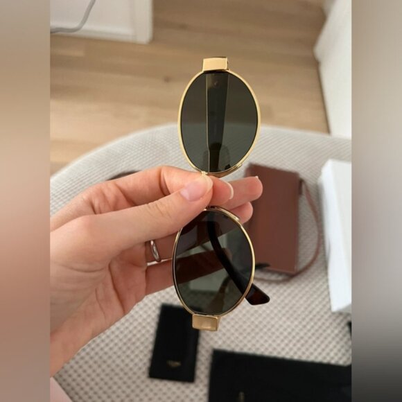 Celine Triomphe Metal Sunglasses - Picture 3 of 8